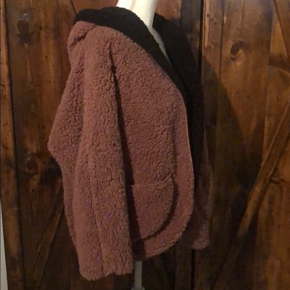 no label Jackets & Blazers - Sherpa Cocoon Reversible Jacket
